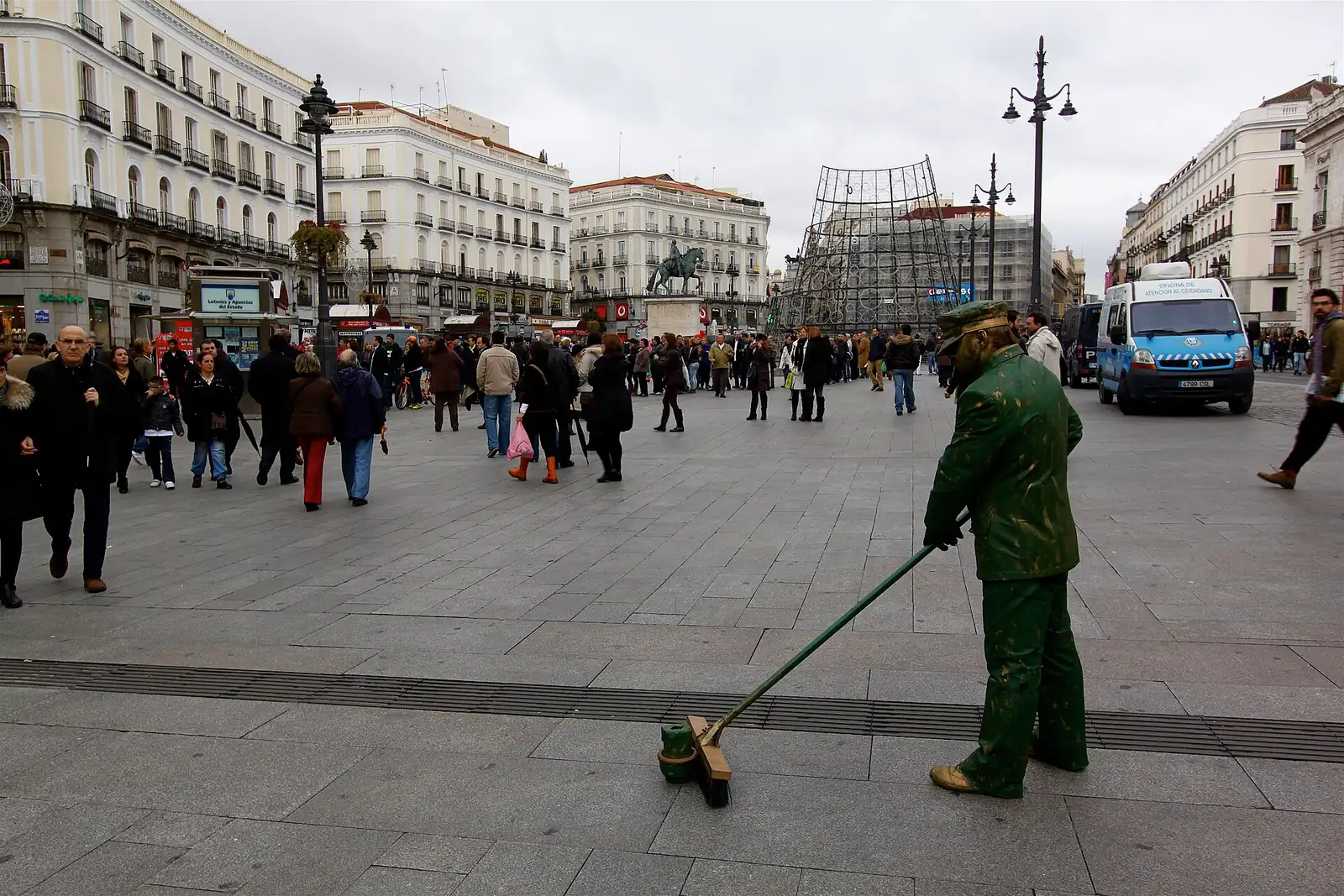 Puerta del Sol at the centre of Madrid