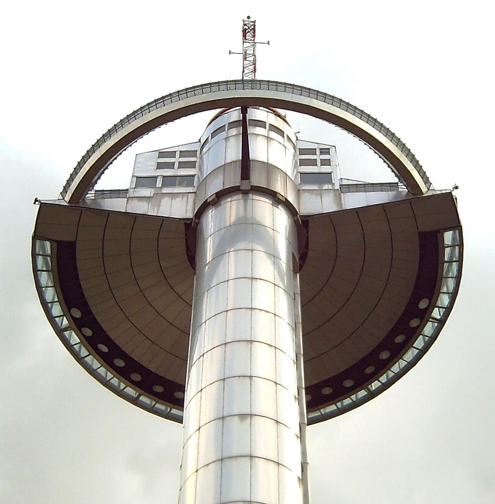 The Faro de Moncloa observation tower in Madrid, Spain